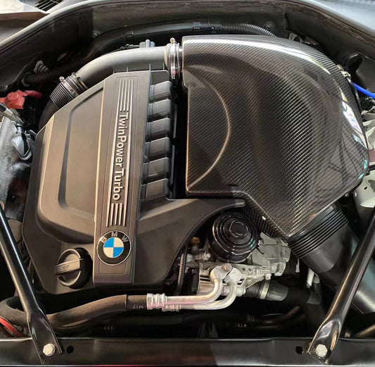 BMW 535I F10 640I F06 F12 F13 2012-2018 with Aftermarket Parts - Air Intake Systems Pre-preg Carbon Fiber from Ventus Veloce