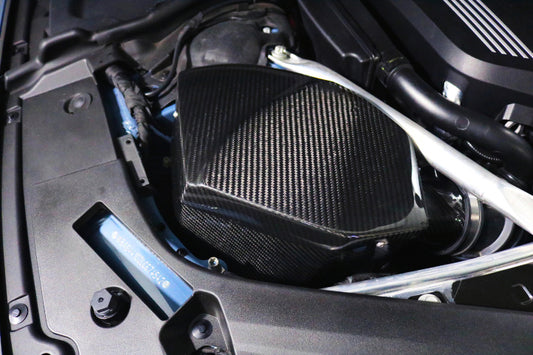 BMW 540I 740I 840I X5 X6 X7 40I 2016-2025 with Aftermarket Parts - Air Intake Systems Pre-preg Carbon Fiber from Ventus Veloce