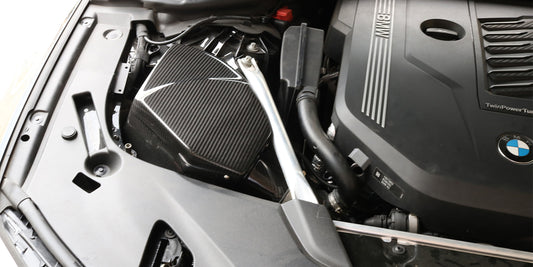 BMW 540I 740I 840I X5 X6 X7 40I 2016-2025 with Aftermarket Parts - Air Intake Systems Pre-preg Carbon Fiber from Ventus Veloce