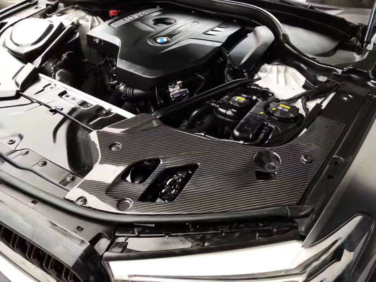 BMW 540I G30 2019-2023 with Aftermarket Parts - Air Intake Systems Pre-preg Carbon Fiber from Ventus Veloce