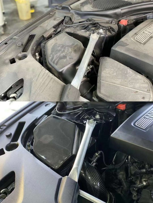 BMW 540I G30 2019-2023 with Aftermarket Parts - Air Intake Systems Pre-preg Carbon Fiber from Ventus Veloce