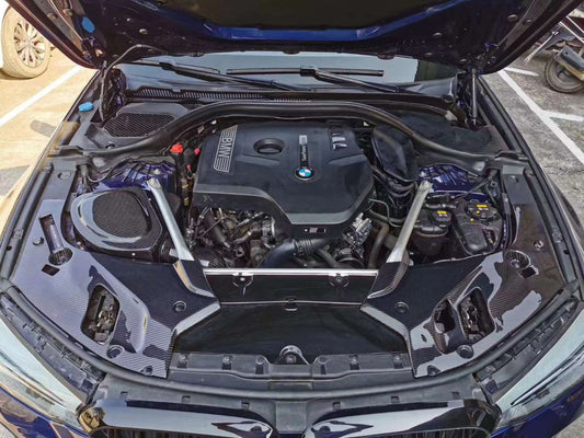 BMW 540I G30 2019-2023 with Aftermarket Parts - Air Intake Systems Pre-preg Carbon Fiber from Ventus Veloce