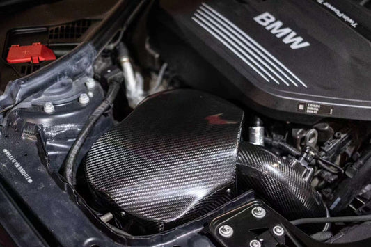 BMW M240I M340I M440I F22 F23 F30 F32 F33 F34 F36 2016-2021 with Aftermarket Parts - Air Intake Systems Pre-preg Carbon Fiber from Ventus Veloce