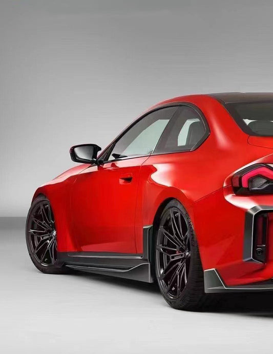 BMW M2C M2 G87 2023-ON with Aftermarket Parts - V2 Side Skirts Pre-preg Carbon Fiber from Ventus Veloce