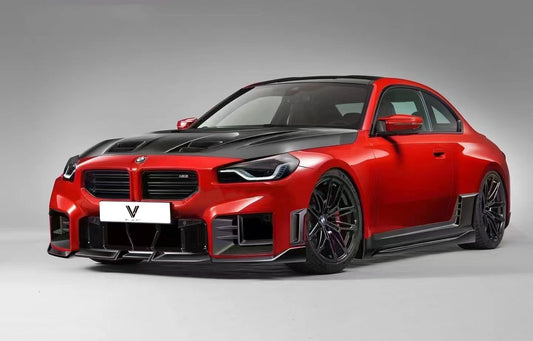 BMW M2C M2 G87 2023-ON with Aftermarket Parts - V2 Side Skirts Pre-preg Carbon Fiber from Ventus Veloce