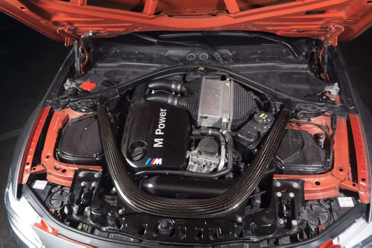 BMW M2C M3 M4 F87 F80 F81 F82 F83 2015-2021 with Aftermarket Parts - Air Intake Systems Pre-preg Carbon Fiber from Ventus Veloce