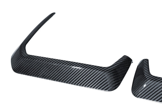 BMW M2CS M2 G87 2023-ON with Aftermarket Parts - Front Bumper Upper Valence Dry Pre-preg Carbon Fiber from Ventus Veloce