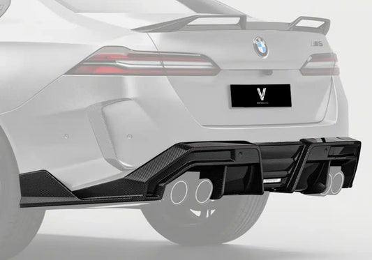 BMW M5 M5C G90 G99 2025-ON with Aftermarket Parts - Rear Diffuser Dry Pre-preg Carbon Fiber from Ventus Veloce