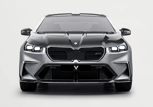 BMW M5 M5C G90 G99 2025-ON with Aftermarket Parts - Front Lip Dry Pre-preg Carbon Fiber from Ventus Veloce