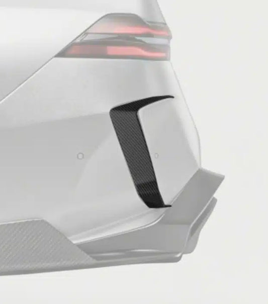 BMW M5 M5C G90 G99 2025-ON with Aftermarket Parts - Rear Bumper Canards Dry Pre-preg Carbon Fiber from Ventus Veloce