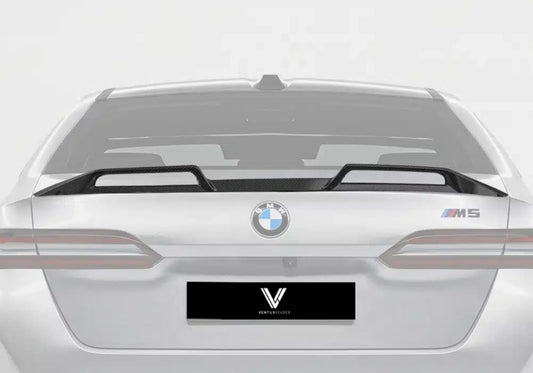 BMW M5 M5C G90 2025-ON with Aftermarket Parts - Rear Spoiler Dry Pre-preg Carbon Fiber from Ventus Veloce