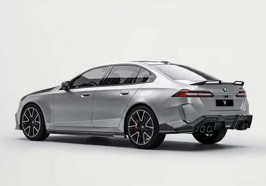 BMW M5 M5C G90 G99 2025-ON with Aftermarket Parts - Side Skirts Dry Pre-preg Carbon Fiber from Ventus Veloce