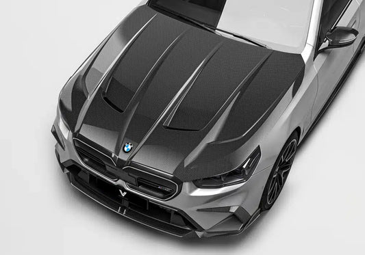 BMW M5 M5C G90 G99 2025-ON with Aftermarket Parts - Front Canards Dry Pre-preg Carbon Fiber from Ventus Veloce