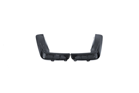 BMW M8 M8C F91 F92 F93 2019-ON with Aftermarket Parts - PT Front Bumper Upper Valences Pre-preg Carbon Fiber from Ventus Veloce