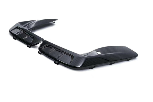 BMW M8 M8C F91 F92 F93 2019-ON with Aftermarket Parts - PT Front Bumper Upper Valences Pre-preg Carbon Fiber from Ventus Veloce