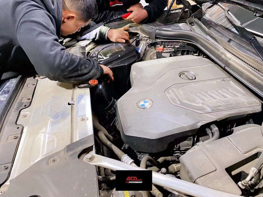 BMW X3 X4 30I G01 G02 2018-2024 with Aftermarket Parts - Air Intake Systems Pre-preg Carbon Fiber from Ventus Veloce