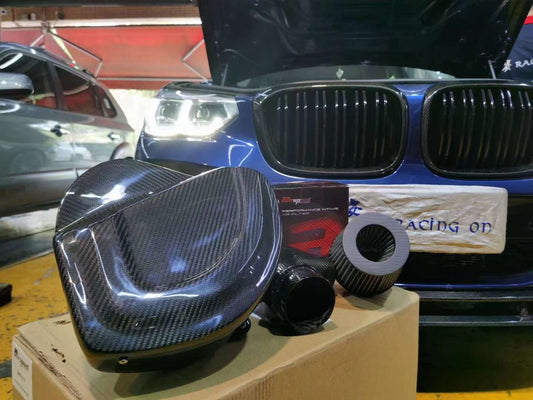 BMW X3 X4 30I G01 G02 2018-2024 with Aftermarket Parts - Air Intake Systems Pre-preg Carbon Fiber from Ventus Veloce