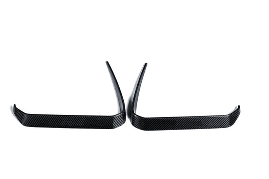 BMW X6 M60I xDrive40i G06 LCI 2024-ON with Aftermarket Parts - PT Front Bumper Upper Valences Pre-preg Carbon Fiber from Ventus Veloce