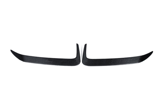 BMW X6 M60I xDrive40i G06 (Fits Pre-LCI & LCI) 2020-ON with Aftermarket Parts - PT Rear Bumper Upper Valences Pre-preg Carbon Fiber from Ventus Veloce