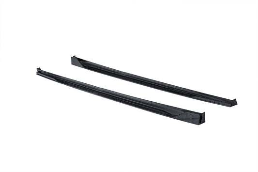 BMW X5 M60i xDrive50e x/sDrive40i G05 (Fits Both Pre-LCI & LCI) 2020-ON & X5M X5MC F95 (Fits Both Pre-LCI & LCI) 2020-ON & X6 M60I xDrive40i G06 (Fits Pre-LCI & LCI) 2020-ON & X6M X6MC F96 (Fits Pre-LCI & LCI) 2020-ON with Aftermarket Parts - PT Side Skirts Pre-preg Pre-preg Carbon Fiber from Ventus Veloce