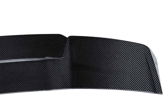 BMW X6 M60I xDrive40i G06 (Fits Pre-LCI & LCI) 2020-ON & X6M X6MC F96 (Fits Pre-LCI & LCI) 2020-ON with Aftermarket Parts - PT Rear Roof Spoiler Pre-preg Carbon Fiber from Ventus Veloce