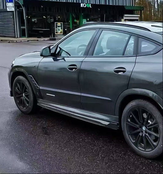 BMW X5 M60i xDrive50e x/sDrive40i G05 (Fits Both Pre-LCI & LCI) 2020-ON & X5M X5MC F95 (Fits Both Pre-LCI & LCI) 2020-ON & X6 M60I xDrive40i G06 (Fits Pre-LCI & LCI) 2020-ON & X6M X6MC F96 (Fits Pre-LCI & LCI) 2020-ON with Aftermarket Parts - PT Side Skirts Pre-preg Pre-preg Carbon Fiber from Ventus Veloce