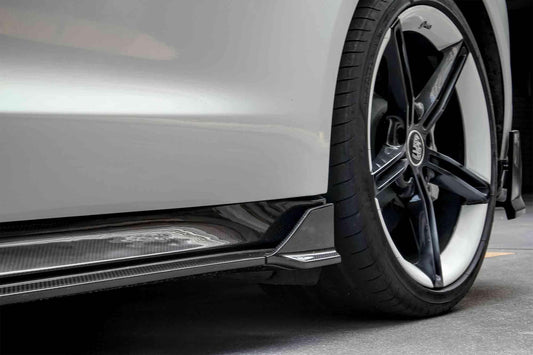 Porsche Taycan & Cross Turismo Base/4/4S/GTS/Turbo/Turbo S 2020 2021 2022 2023 2024 with Aftermarket Parts - Side Skirts Pre-preg Carbon Fiber from Ventus Veloce