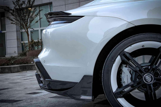 Porsche Taycan & Cross Turismo Base/4/4S/GTS 2020 2021 2022 2023 2024 with Aftermarket Parts - Rear Diffuser Pre-preg Carbon Fiber from Ventus Veloce