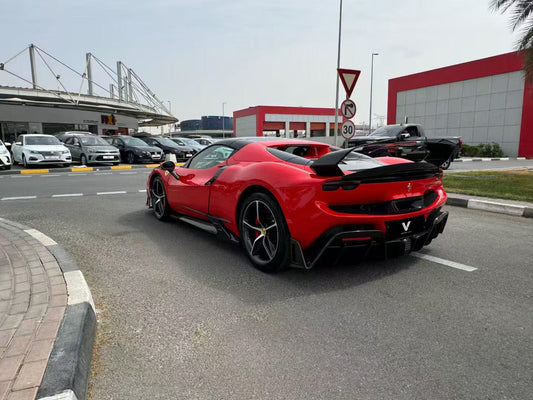 Ferrari 296 GTB GTS with Aftermarket Parts - Full Body Kit Package FRP / Carbon Fiber from Ventus Veloce