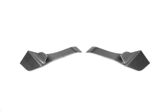 Ferrari F8 Tributo Spider 2020 2021 2022 2023 with Aftermarket Parts - Rear Diffuser & Canards Carbon Fiber from Ventus Veloce