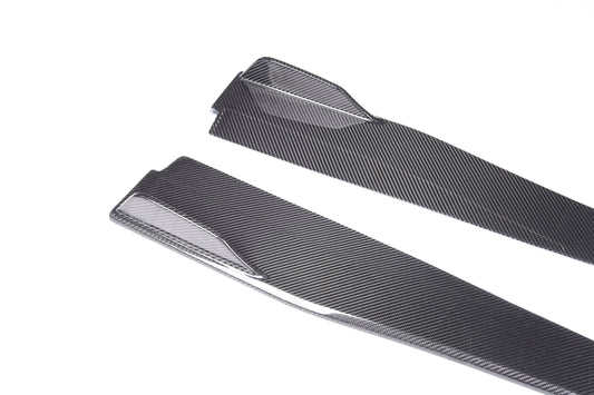 Ferrari F8 Tributo Spider 2020 2021 2022 2023 with Aftermarket Parts - Side Skirts Pre-preg Carbon Fiber from Ventus Veloce