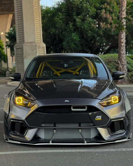 Ventus Veloce Carbon Fiber 2016 2017 2018 Focus RS Front Canards - Performance SpeedShop