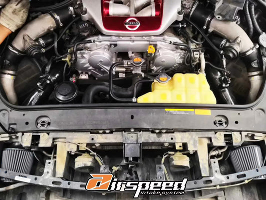 Nissan GTR 2008 2009 2010 2011 2012 2013 2014 2015 2016 2017 2018 2019 2020 2021 2022 2023 2024 with Aftermarket Parts - Air Intake Systems Pre-preg Carbon Fiber from Ventus Veloce