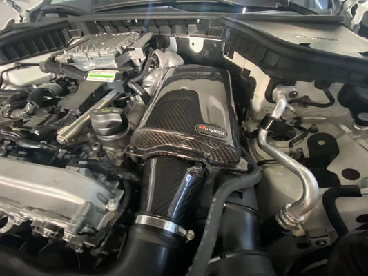Infiniti Q50 2.0T 2014 2015 2016 2017 2018 2019 2020 2021 2022 2023 2024 with Aftermarket Parts - Air Intake Systems Pre-preg Carbon Fiber from Ventus Veloce