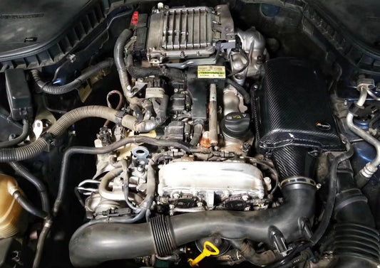 Infiniti Q50 2.0T 2014 2015 2016 2017 2018 2019 2020 2021 2022 2023 2024 with Aftermarket Parts - Air Intake Systems Pre-preg Carbon Fiber from Ventus Veloce