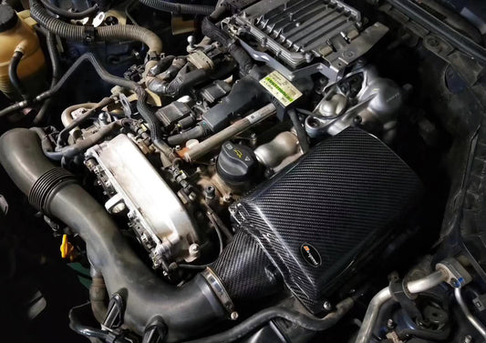 Infiniti Q50 2.0T 2014 2015 2016 2017 2018 2019 2020 2021 2022 2023 2024 with Aftermarket Parts - Air Intake Systems Pre-preg Carbon Fiber from Ventus Veloce