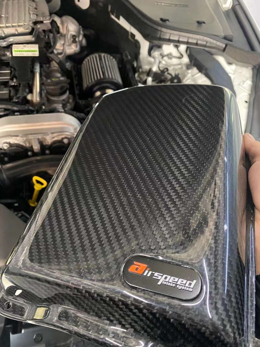 Infiniti Q50 2.0T 2014 2015 2016 2017 2018 2019 2020 2021 2022 2023 2024 with Aftermarket Parts - Air Intake Systems Pre-preg Carbon Fiber from Ventus Veloce