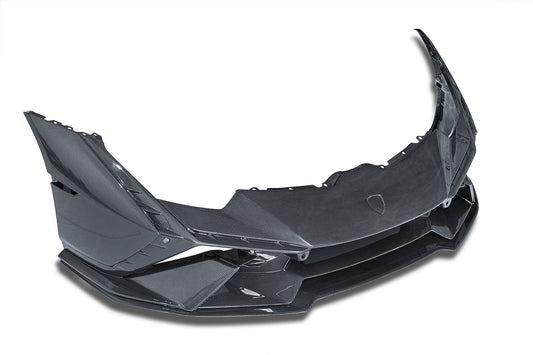Lamborghini Huracan LP580 LP610 Evo RWD AWD Tecnica Performante 2015 2016 2017 2018 2019 2020 2021 2022 2023 2024 with Aftermarket Parts - Front Bumper Pre-preg Carbon Fiber from Ventus Veloce