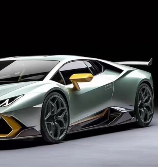Lamborghini Huracan LP580 LP610 Evo RWD AWD Tecnica Performante 2015 2016 2017 2018 2019 2020 2021 2022 2023 2024 with Aftermarket Parts - Side Skirts Pre-preg Carbon Fiber from Ventus Veloce