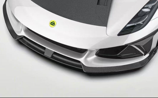 Lotus Emira 3.6 V6 2.0 Four-cylinder 2022-ON with Aftermarket Parts - Front Lip Pre-preg Carbon Fiber from Ventus Veloce