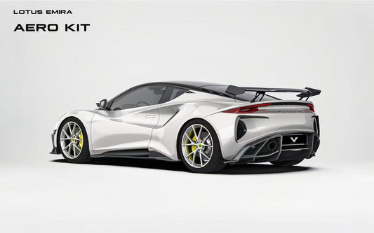 Lotus Emira 3.6 V6 2.0 Four-cylinder 2022-ON with Aftermarket Parts - Rear Spoiler Wing Pre-preg Carbon Fiber from Ventus Veloce
