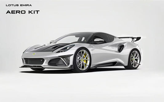Lotus Emira 3.6 V6 2.0 Four-cylinder 2022-ON with Aftermarket Parts - Rear Spoiler Wing Pre-preg Carbon Fiber from Ventus Veloce
