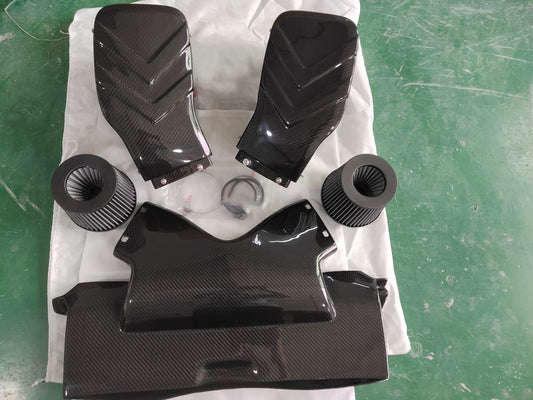 Maserati Ghibli 2013 2014 2015 2016 2017 2018 2019 2020 2021 2022 2023 with Aftermarket Parts - Air Intake Systems Pre-preg Carbon Fiber from Ventus Veloce