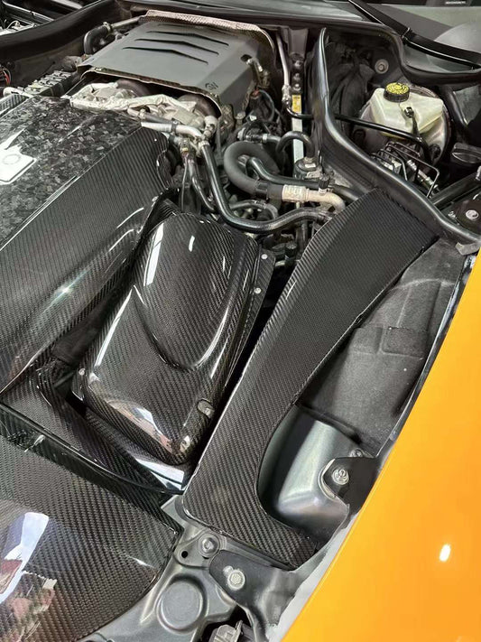 Mercedes Benz AMG GT Base GTS GTC GTR Pro 2014 2015 2016 2017 2018 2019 2020 2021 with Aftermarket Parts - Air Intake Systems Pre-preg Carbon Fiber from Ventus Veloce