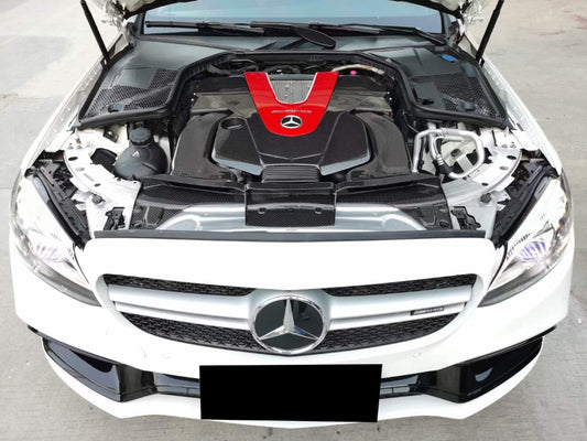 Mercedes Benz C43 GLC43 AMG W205 2017 2018 2019 2020 2021 with Aftermarket Parts - Air Intake Systems Pre-preg Carbon Fiber from Ventus Veloce