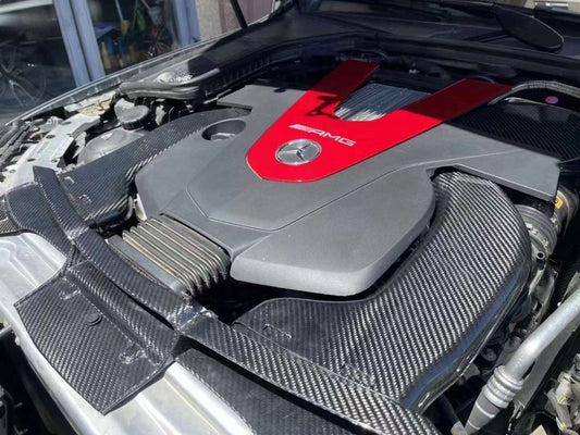 Mercedes Benz C43 GLC43 AMG W205 2017 2018 2019 2020 2021 with Aftermarket Parts - Air Intake Systems Pre-preg Carbon Fiber from Ventus Veloce