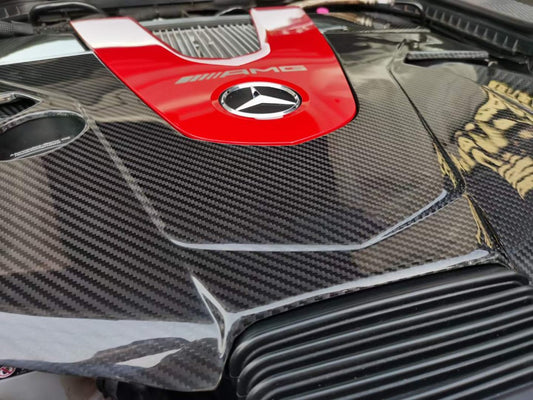 Mercedes Benz C43 GLC43 AMG W205 2017 2018 2019 2020 2021 with Aftermarket Parts - Air Intake Systems Pre-preg Carbon Fiber from Ventus Veloce