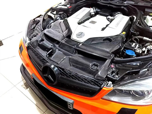 Mercedes Benz C63 AMG W204 2008 2009 2010 2011 2012 2013 2014 with Aftermarket Parts - Air Intake Systems Pre-preg Carbon Fiber from Ventus Veloce