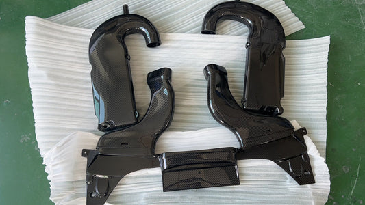 Mercedes Benz C63 AMG W205 2015 2016 2017 2018 2019 2020 2021 2022 2023 with Aftermarket Parts - Air Intake Systems Pre-preg Carbon Fiber from Ventus Veloce