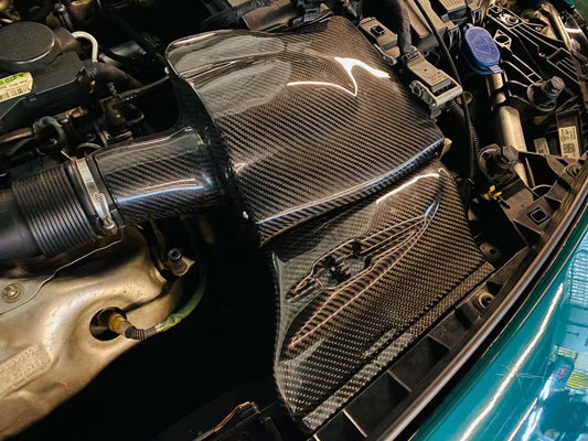 Mercedes Benz CLA250 GLA250 2014 2015 2016 2017 2018 2019 with Aftermarket Parts - Air Intake Systems Pre-preg Carbon Fiber from Ventus Veloce